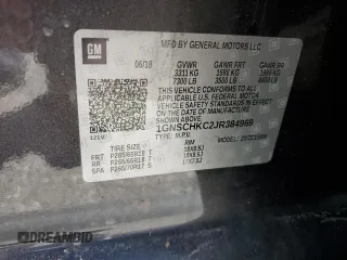 2018 Chevrolet Suburban LT with VIN 1GNSCHKC2JR384969, listed as a Copart auction lot 48212975 with 136,867 mi miles and Salvage Title. Bid and sale history available at carsss.com. Image 13.
