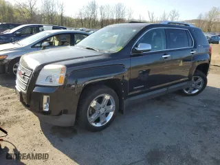 2012 GMC Terrain SLT-2 with VIN 2GKFLXE57C6309138, listed as a Copart auction lot 54152785 with 134,871 mi miles and Salvage Title. Bid and sale history available at carsss.com. Image 1.