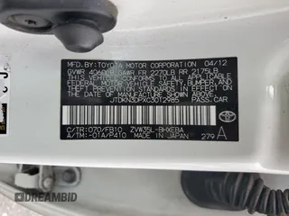 2012 Toyota Prius с VIN JTDKN3DPXC3012985, выставлен на аукционе Copart как лот 54758125 с пробегом 246 860 миль миль и Списание • Salvage title. История ставок и продаж доступна на DreamBid. Изображение 13.