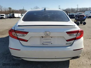 2022 Honda Accord Sedan Sport SE with VIN 1HGCV1F45NA027065, listed as a Copart auction lot 46158655 with 62,980 mi miles and Salvage Title. Bid and sale history available at carsss.com. Image 6.