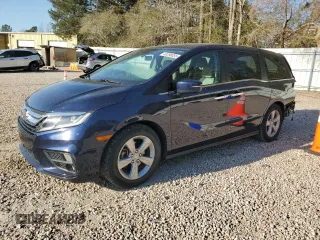 2020 Honda Odyssey EX-L with VIN 5FNRL6H73LB054188, listed as a Copart auction lot 48288055 with 58,047 mi miles and Salvage Title. Bid and sale history available at carsss.com. Image 1.