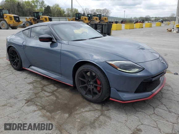 2024 Nissan Z Nismo with VIN JN1BZ4CH0RM367514, listed as a Copart auction lot 52297105 with 1,232 mi miles and Salvage Title. Bid and sale history available at DreamBid. Image 4.
