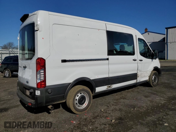 2020 Ford Transit Cargo with VIN 1FTBR1C82LKB77213, listed as a Copart auction lot 51587245 with 189,666 mi miles and Salvage title. Bid and sale history available at DreamBid. Image 3.