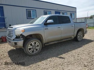 2016 Toyota Tundra Platinum z VIN 5TFAW5F19GX520506, wystawiony jako Copart lot #63593935 z przebiegiem 198 613 mil mil oraz Czysty tytuł • Clean title. Historia ofert i sprzedaży dostępna na DreamBid. Obrazek 1.