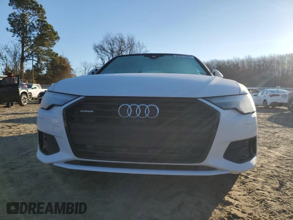 2020 Audi A6 Premium Plus with VIN WAUE8AF27LN090393, listed as a Copart auction lot 86551944 with 0 mi miles and Salvage Title. Bid and sale history available at carsss.com. Image 5.
