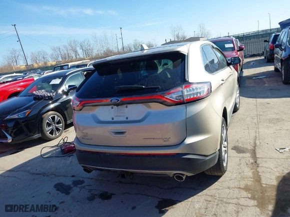 2018 Ford Edge Titanium with VIN 2FMPK4K8XJBC26173, listed as a IAAI auction lot 41768910 with 124,936 mi miles. Bid and sale history available at carsss.com. Image 16.