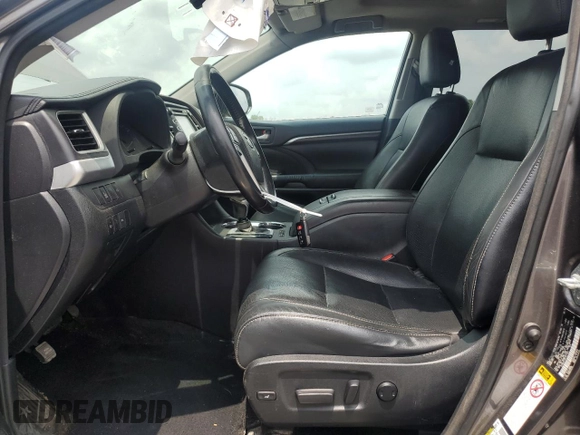 2015 Toyota Highlander Limited with VIN 5TDDCRFH8FS011344, listed as a Copart auction lot 60084105 with 224,095 mi miles and Salvage title. Bid and sale history available at DreamBid. Image 7.