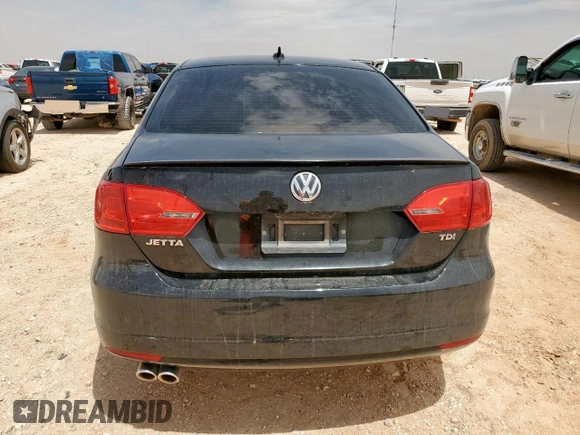 2014 Volkswagen Jetta TDI w/Premium with VIN 3VW3L7AJ2EM443384, listed as a Copart auction lot 56748125 with 137,987 mi miles and Salvage title. Bid and sale history available at DreamBid. Image 6.