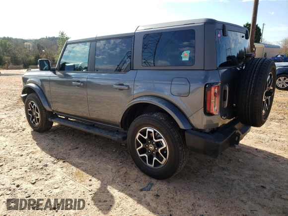 2024 Ford Bronco Outer Banks with VIN 1FMEE8BP5RLA58094, listed as a Copart auction lot 49248425 with 11,686 mi miles and Salvage title. Bid and sale history available at DreamBid. Image 2.