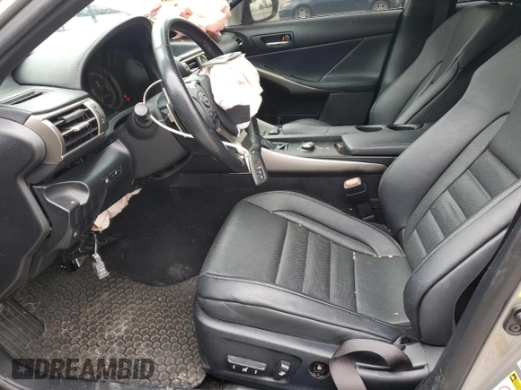 2015 Lexus IS 250 with VIN JTHCF1D24F5022185, listed as a Copart auction lot 62381605 with 92,080 mi miles and Salvage title. Bid and sale history available at DreamBid. Image 7.