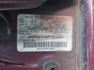 1991 Nissan Stanza GXE z VIN JN1FU21P3MT324864, wystawiony jako IAAI lot #41867603 z przebiegiem 173 678 mil mil oraz . Historia ofert i sprzedaży dostępna na DreamBid. Obrazek 9.