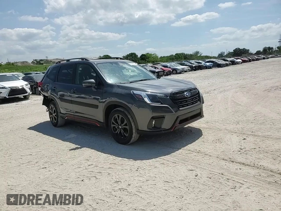 2023 Subaru Forester Special Sports with VIN JF2SKAJC9PH519062, listed as a Copart auction lot 57493575 with 11,588 mi miles and Salvage title. Bid and sale history available at DreamBid. Image 15.