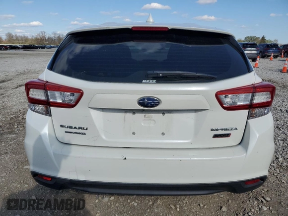 2017 Subaru Impreza Special Sports z VIN 4S3GTAM6XH3728364, wystawiony jako Copart lot #51477255 z przebiegiem 59 587 mil mil oraz Szkoda całkowita • Salvage title. Historia ofert i sprzedaży dostępna na DreamBid. Obrazek 6.