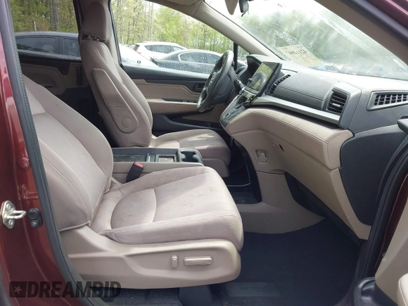 2018 Honda Odyssey EX with VIN 5FNRL6H56JB015557, listed as a IAAI auction lot 42112667 with Not provided miles and . Bid and sale history available at DreamBid. Image 5.