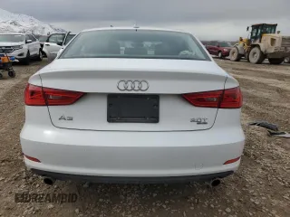 2015 Audi A3 2.0T Premium Plus with VIN WAUEFGFF5F1028708, listed as a Copart auction lot 50027045 with 112,252 mi miles and Salvage Title. Bid and sale history available at carsss.com. Image 6.