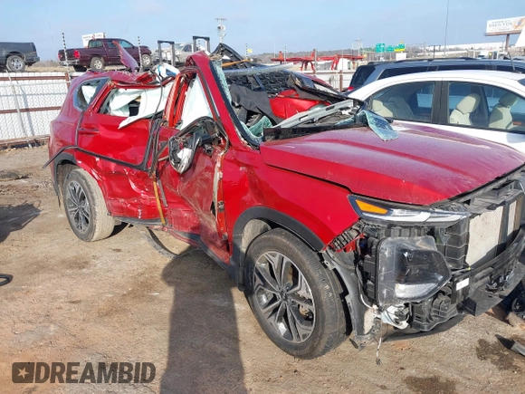 2020 Hyundai Santa Fe Limited with VIN 5NMS53AA0LH230466, listed as a IAAI auction lot 41252619 with Not Provided miles and . Bid and sale history available at DreamBid. Image 1.