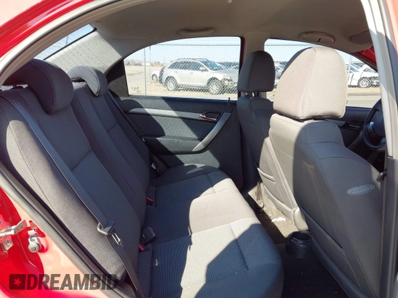 2009 Chevrolet Aveo 1LT with VIN KL1TD56E09B666124, listed as a IAAI auction lot 41888581 with 60,298 mi miles and . Bid and sale history available at DreamBid. Image 8.