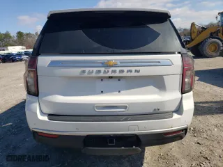 2021 Chevrolet Suburban LT with VIN 1GNSCCKD0MR431237, listed as a Copart auction lot 46047225 with 57,051 mi miles and Salvage Title. Bid and sale history available at carsss.com. Image 6.