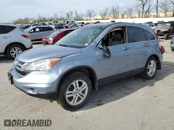 2011 Honda CR-V EX-L with VIN 5J6RE4H7XBL120692, listed as a Copart auction lot 51190615 with 148,220 mi miles and Salvage Title. Bid and sale history available at carsss.com. Image 1.