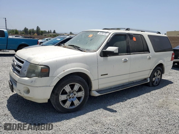 2007 Ford Expedition Max Limited with VIN 1FMFK20527LA06284, listed as a Copart auction lot 60783485 with 99,743 mi miles and Salvage title. Bid and sale history available at DreamBid. Image 1.