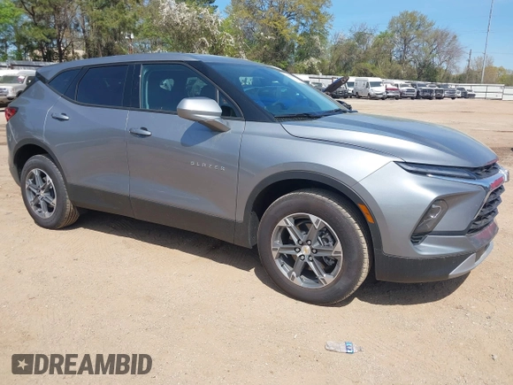 2025 Chevrolet Blazer LT with VIN 3GNKBHR48SS144860, listed as a IAAI auction lot 41851535 with 6,886 mi miles and . Bid and sale history available at DreamBid. Image 1.