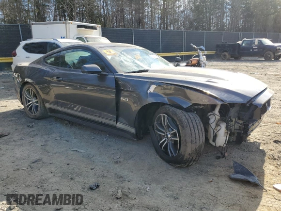 2017 Ford Mustang GT with VIN 1FA6P8CF8H5339467, listed as a Copart auction lot 46283215 with 54,239 mi miles and Salvage Title. Bid and sale history available at carsss.com. Image 4.