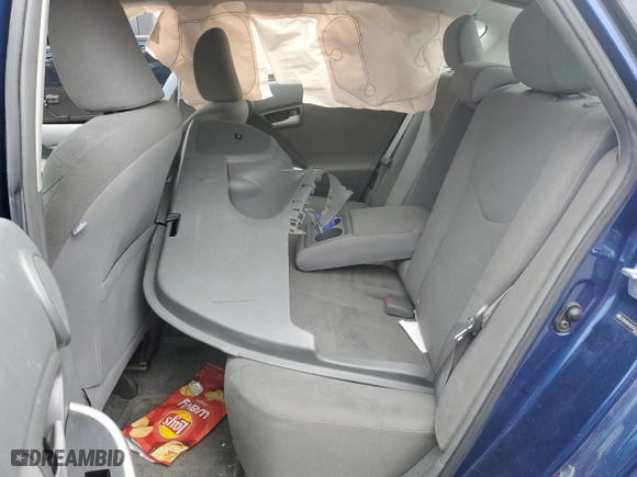 2011 Toyota Prius I with VIN JTDKN3DU0B0263259, listed as a Copart auction lot 52496835 with 0 mi miles and Salvage Title. Bid and sale history available at carsss.com. Image 11.