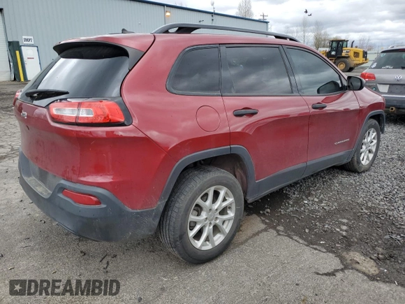 2016 Jeep Cherokee Altitude with VIN 1C4PJLAB1GW302871, listed as a Copart auction lot 50907565 with 154,207 mi miles and Salvage Title. Bid and sale history available at carsss.com. Image 3.