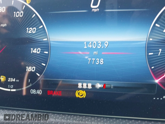 2025 Mercedes-Benz CLA 250 z VIN W1K5J4GBXSN481534, wystawiony jako IAAI lot #42254760 z przebiegiem 7 738 mil mil oraz . Historia ofert i sprzedaży dostępna na DreamBid. Obrazek 16.