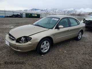 2001 Ford Taurus SEL Deluxe with VIN 1FAFP56S31G170086, listed as a Copart auction lot 45011255 with 82,102 mi miles and Salvage Title. Bid and sale history available at carsss.com. Image 1.