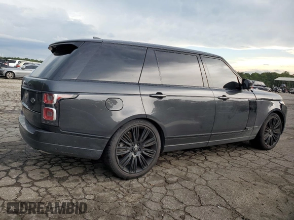 2020 Land Rover Range Rover z VIN SALGS5SE7LA574603, wystawiony jako Copart lot #59981714 z przebiegiem 54 127 mil mil oraz Szkoda całkowita • Salvage title. Historia ofert i sprzedaży dostępna na DreamBid. Obrazek 3.
