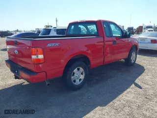 2007 Ford F-150 XL with VIN 1FTRF122X7KC43808, listed as a IAAI auction lot 41771505 with 180,230 mi miles. Bid and sale history available at carsss.com. Image 4.