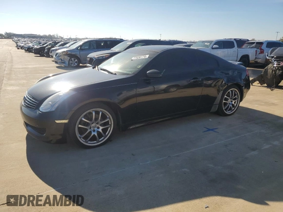 2007 Infiniti G35 Coupe with VIN JNKCV54E87M908571, listed as a Copart auction lot 77526174 with 0 mi miles and Salvage Title. Bid and sale history available at carsss.com. Image 1.