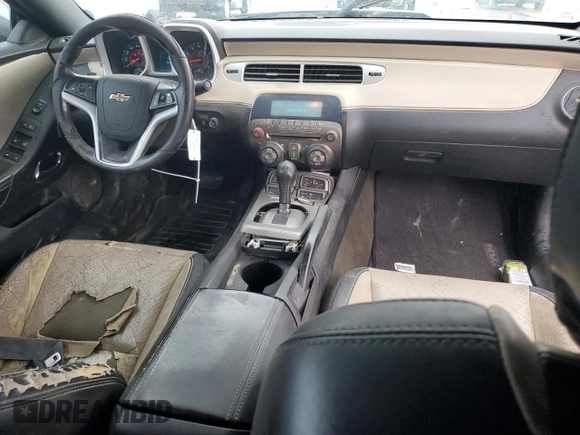 2012 Chevrolet Camaro 2LT with VIN 2G1FC3D35C9105031, listed as a Copart auction lot 43191605 with 248,563 mi miles and Salvage title. Bid and sale history available at DreamBid. Image 8.