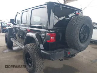 2024 Jeep Wrangler Sahara with VIN 1C4PJXEN0RW107875, listed as a IAAI auction lot 42115423 with 10,625 mi miles and . Bid and sale history available at carsss.com. Image 3.