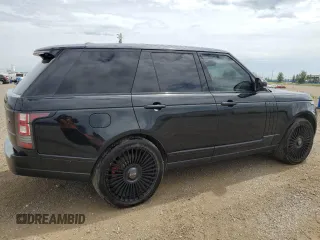 2014 Land Rover Range Rover Supercharged with VIN SALGS2TF3EA175762, listed as a Copart auction lot 46583085 with 97,321 mi miles and Clean title. Bid and sale history available at DreamBid. Image 3.