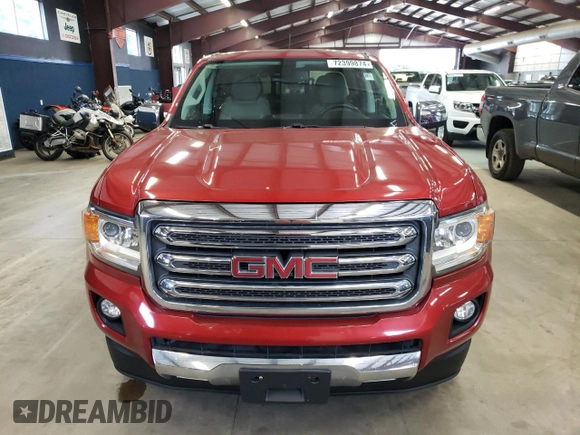 2016 GMC Canyon 4WD SLT with VIN 1GTP6DE16G1206840, listed as a Copart auction lot 72399874 with 157,859 mi miles and Clean Title. Bid and sale history available at carsss.com. Image 5.