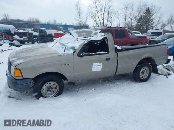 2004 Ford Ranger XL Fleet with VIN 1FTYR10E54PA75574, listed as a IAAI auction lot 41628155 with 94,592 mi miles. Bid and sale history available at carsss.com. Image 14.