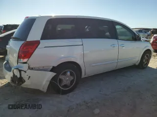 2007 Nissan Quest with VIN 5N1BV28U47N105291, listed as a Copart auction lot 87035904 with 203,490 mi miles and Salvage Title. Bid and sale history available at carsss.com. Image 3.