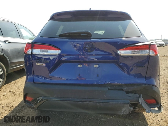 2024 Toyota Corolla Cross Hybrid S z VIN 7MUFBABGXRV025718, wystawiony jako Copart lot #54179145 z przebiegiem 6 790 mil mil oraz Szkoda całkowita • Salvage title. Historia ofert i sprzedaży dostępna na DreamBid. Obrazek 6.