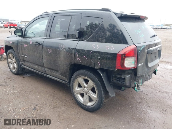 2014 Jeep Compass Latitude with VIN 1C4NJDEB2ED698213, listed as a IAAI auction lot 41997204 with 97,893 mi miles. Bid and sale history available at carsss.com. Image 3.