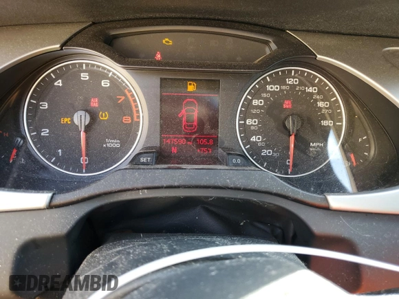 2009 Audi A4 Prestige with VIN WAUMF78K69N068072, listed as a Copart auction lot 77398064 with 147,590 mi miles and Salvage title. Bid and sale history available at DreamBid. Image 9.