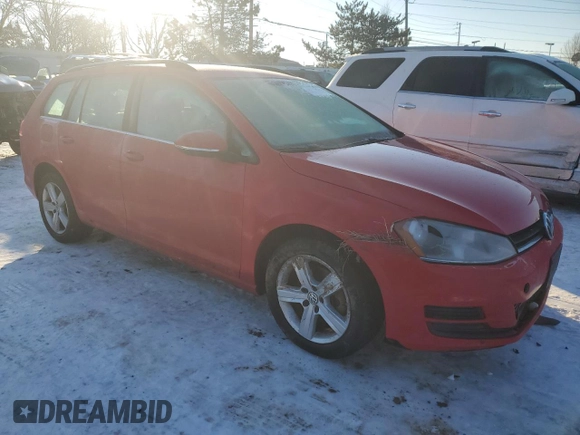 2015 Volkswagen Golf SportWagen TDI SEL with VIN 3VWCA7AU2FM511331, listed as a Copart auction lot 88718935 with 0 mi miles and Salvage Title. Bid and sale history available at carsss.com. Image 4.