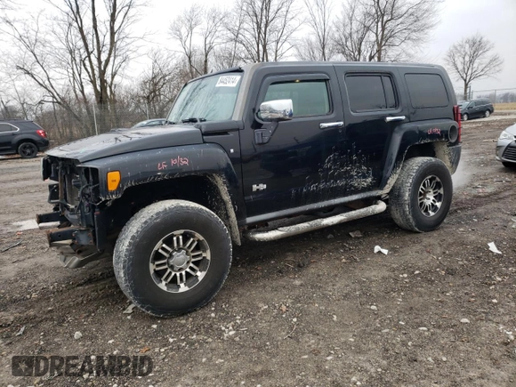 2008 Hummer H3 SUV Luxury with VIN 5GTEN43E888192344, listed as a Copart auction lot 84452414 with 149,666 mi miles and Salvage Title. Bid and sale history available at carsss.com. Image 1.