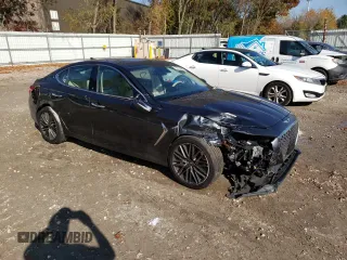 2019 Genesis G70 3.3T Advanced with VIN KMTG34LE0KU014725, listed as a Copart auction lot 78413784 with Not Provided miles and Non Repairable. Bid and sale history available at carsss.com. Image 4.