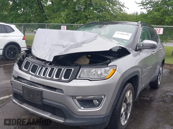 2018 Jeep Compass Limited с VIN 3C4NJDCB5JT349229, выставлен на аукционе IAAI как лот 42468396 с пробегом 91 298 миль миль и . История ставок и продаж доступна на DreamBid. Изображение 17.