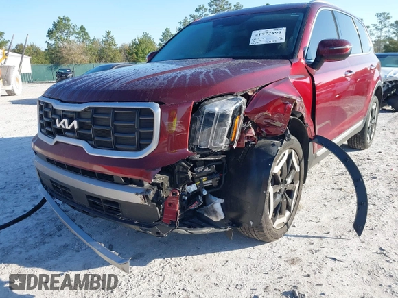 2023 Kia Telluride S with VIN 5XYP64GC4PG365452, listed as a IAAI auction lot 41772899 with 51,599 mi miles and . Bid and sale history available at DreamBid. Image 6.