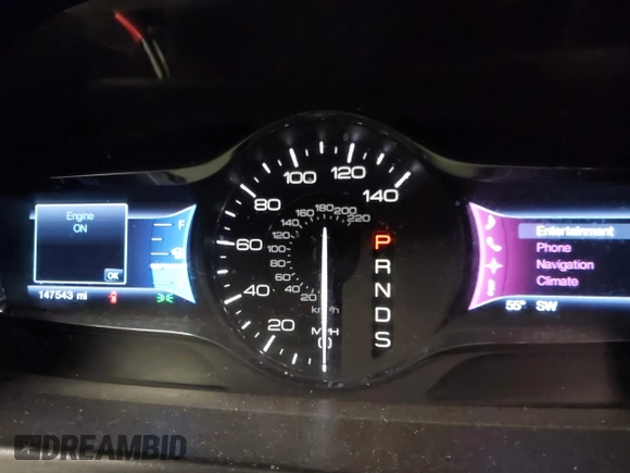 2013 Lincoln MKX with VIN 2LMDJ8JK2DBL18834, listed as a IAAI auction lot 41898580 with 147,543 mi miles and . Bid and sale history available at DreamBid. Image 7.