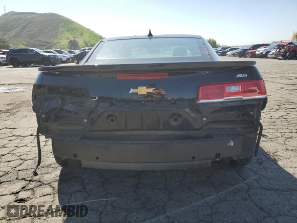 2014 Chevrolet Camaro SS with VIN 2G1FJ1EJ4E9305294, listed as a Copart auction lot 49329155 with 65,768 mi miles and Salvage Title. Bid and sale history available at carsss.com. Image 6.