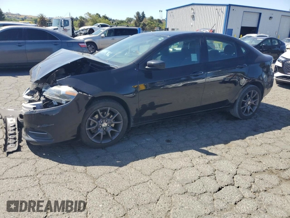 2016 Dodge Dart SE with VIN 1C3CDFAAXGD682436, listed as a Copart auction lot 59027775 with 139,645 mi miles and Salvage title. Bid and sale history available at DreamBid. Image 1.